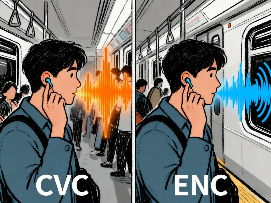 Bluetoothイヤホンで通話をクリアにする黄金基準:CVC通話ノイズキャンセリング技術